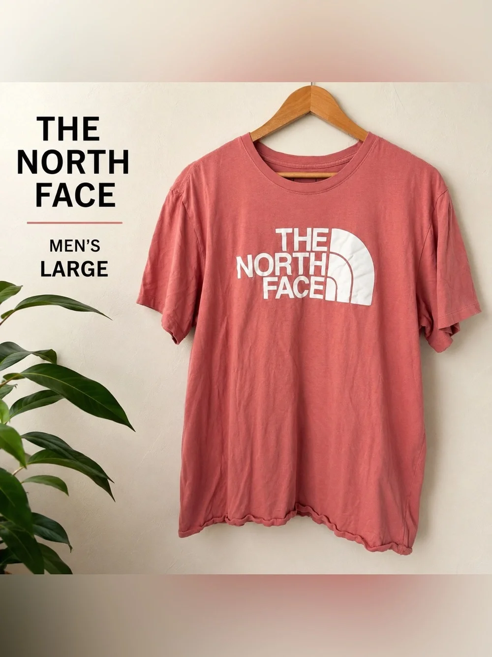 The North Face Pink Logo Graphic Tee Size Large